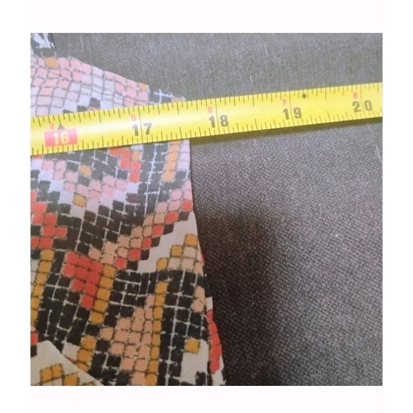 H&M Multicolor Geometric Sheer Blouse - Picture 6 of 7